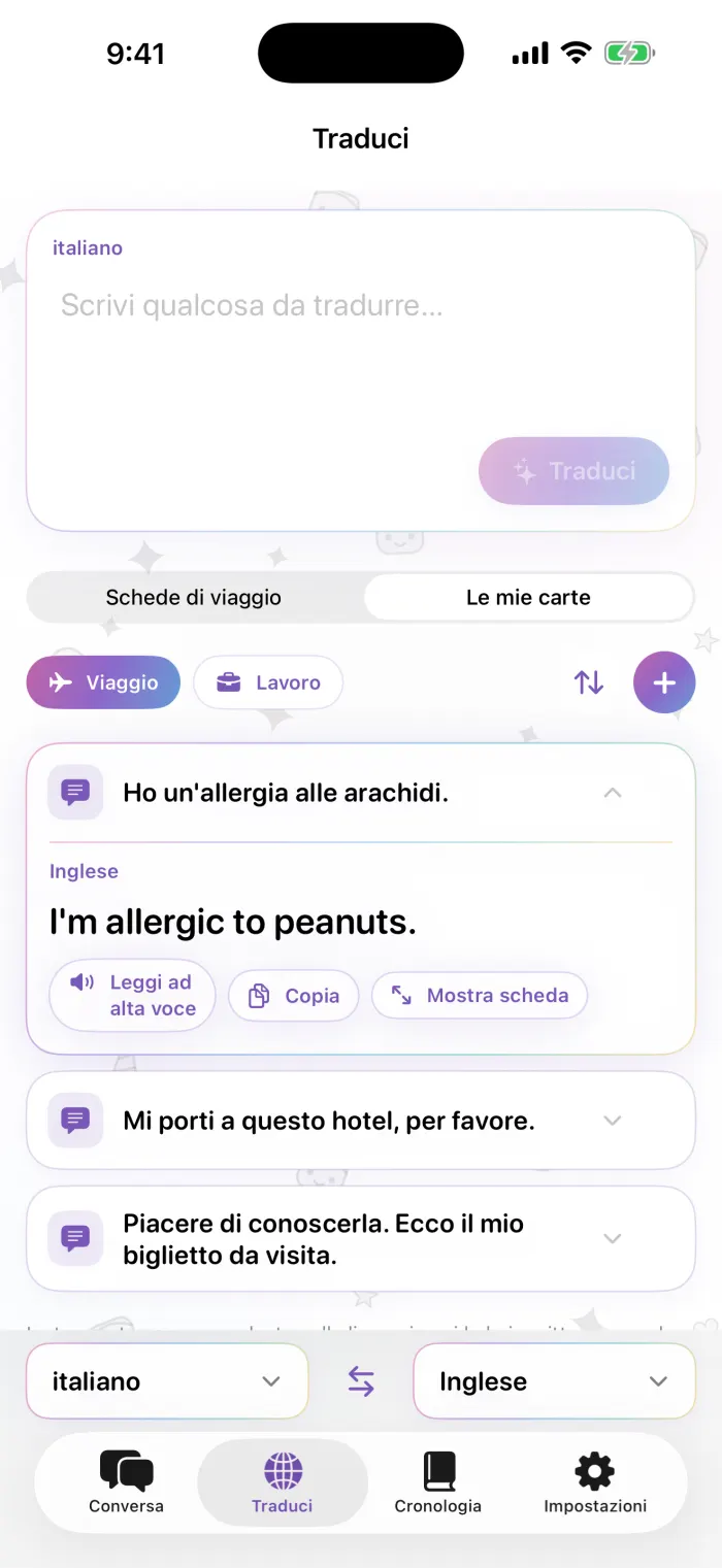 Le mie carte