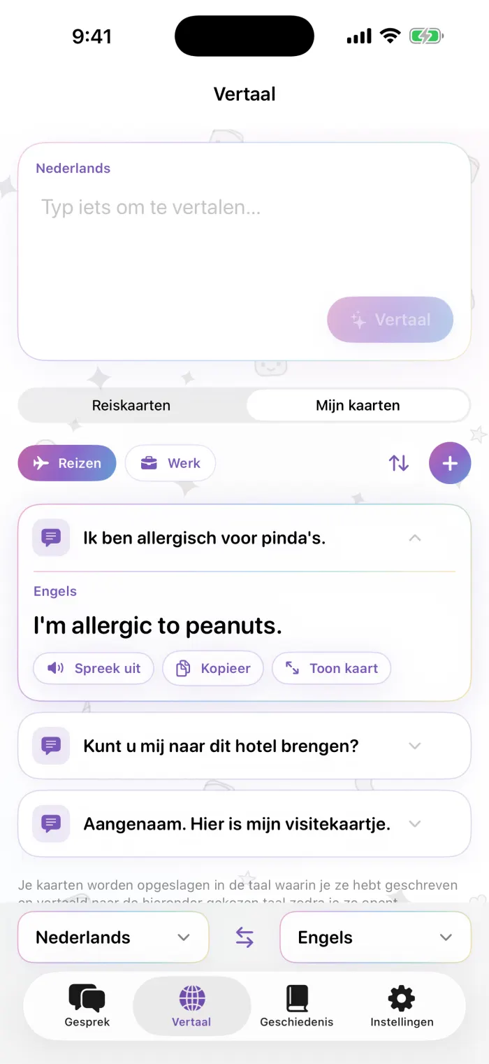 Mijn kaarten