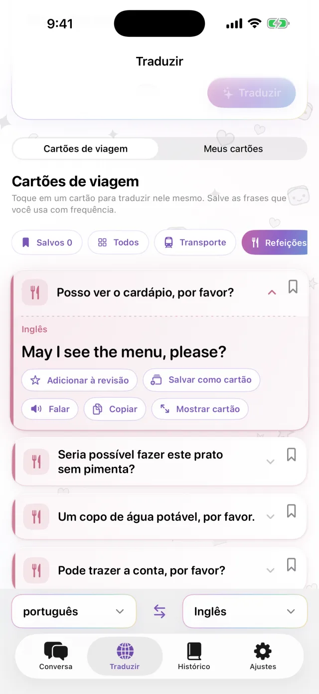 Salve o que você diz sempre