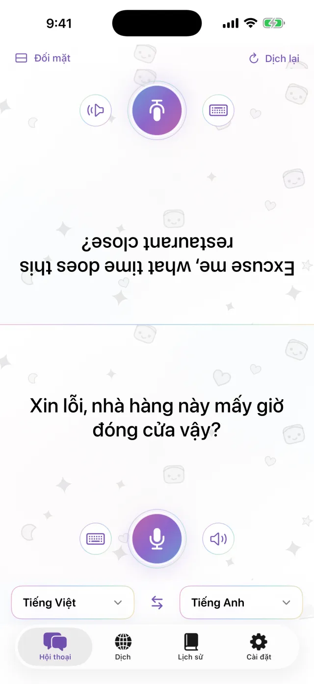 Đặt iPhone ở giữa. Thế là xong.